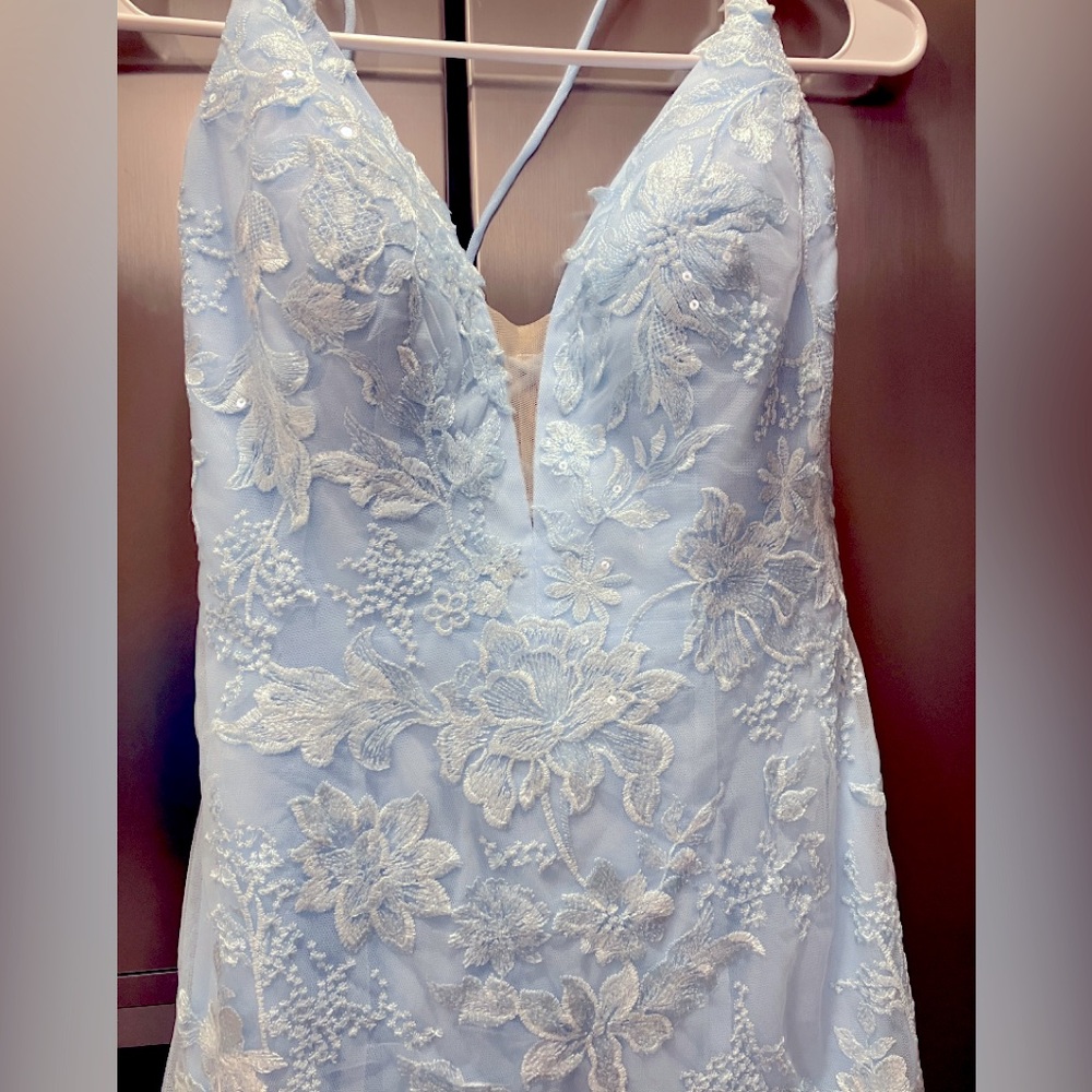 Mermaid style fitted gown